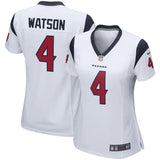 Deshaun Watson #4 Houston Texans Women's White Game Jersey