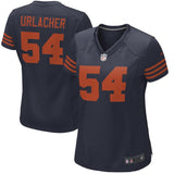 Brian Urlacher #54 Chicago Bears Women's Navy Blue Alternate Game Jersey