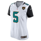 Blake Bortles #5 Jacksonville Jaguars Women's Black/White Game Jersey