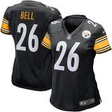 Le'Veon Bell #26 Pittsburgh Steelers Women's Black Game Jersey