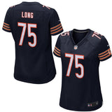 Kyle Long #75 Chicago Bears Women's Navy Blue Game Jersey