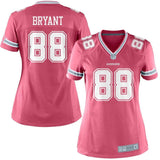 Dez Bryant #88 Dallas Cowboys Women's Pink Game Jersey
