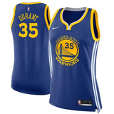 Kevin Durant #35 Golden State Warriors Women's Blue  - Icon Edition
