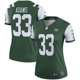 Jamal Adams #33 New York Jets Women's Green Legend Jersey
