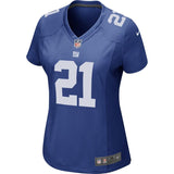 Landon Collins #21 New York Giants Women's Royal/White Game Jersey