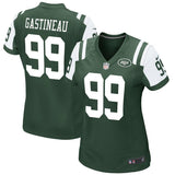 Mark Gastineau #99 New York Jets Women's Green Retired Game Jersey
